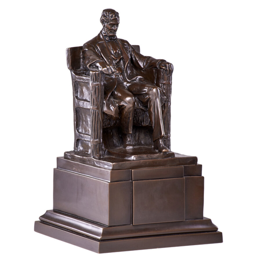 Seated Lincoln from the plaster maquette