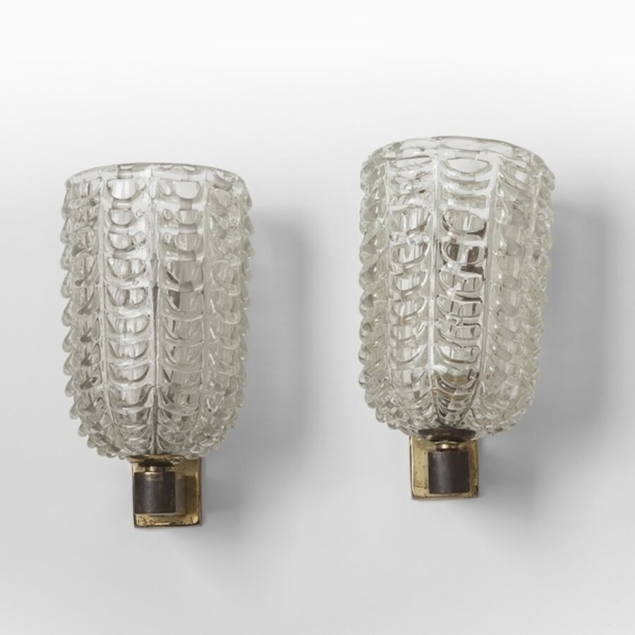 A pair of wall lamps