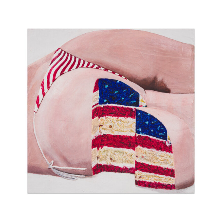 American Flag Sponge Butt Cake (Signed and Numbered, Limited Edition Print)