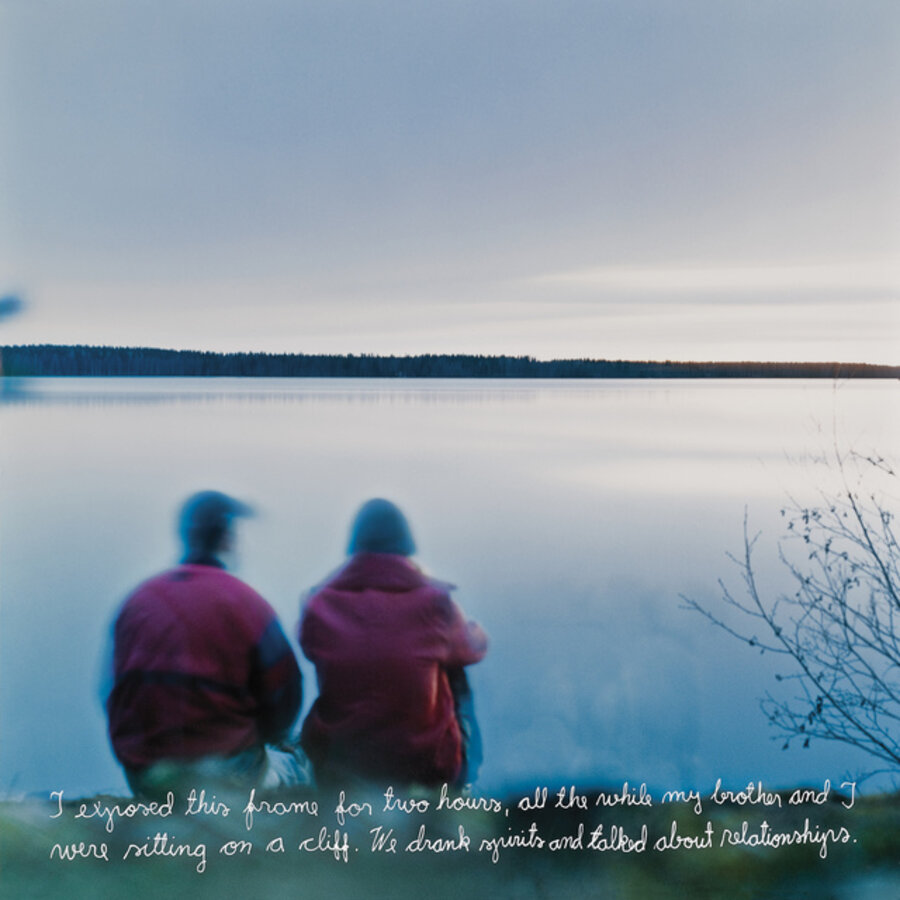 Untitled (Sitting on a cliff, 25.09.2002)