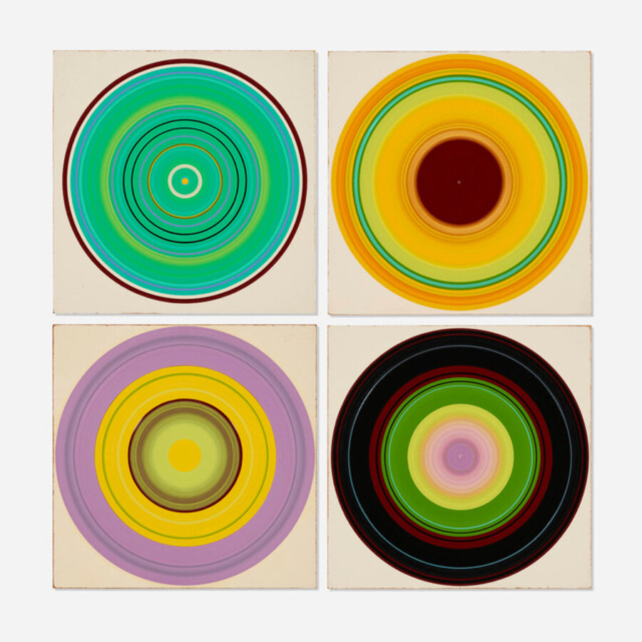Tondo #6; Tondo #7; Tondo #17; Tondo #18 (four works)