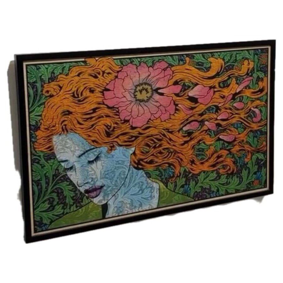 Flora, Wood Panel by Chuck Sperry