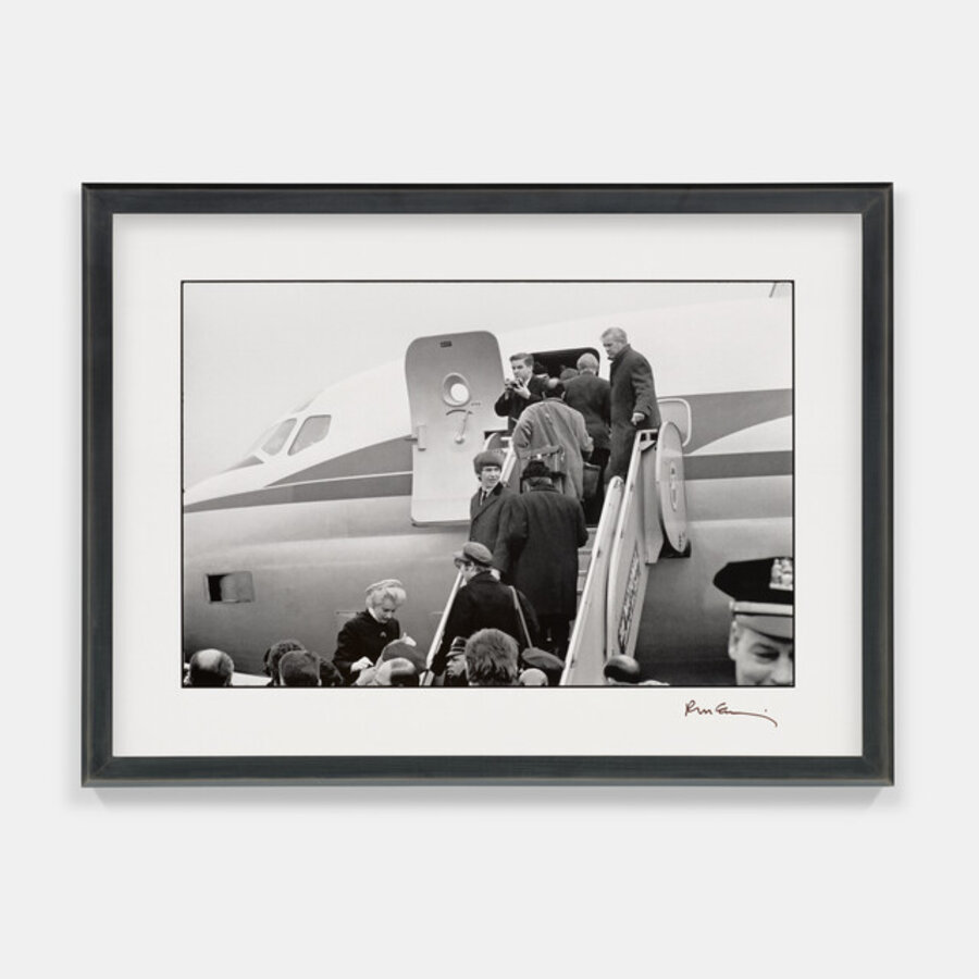 Leaving New York for the Miami sun, John F. Kennedy Airport, New York City, 13 February 1964