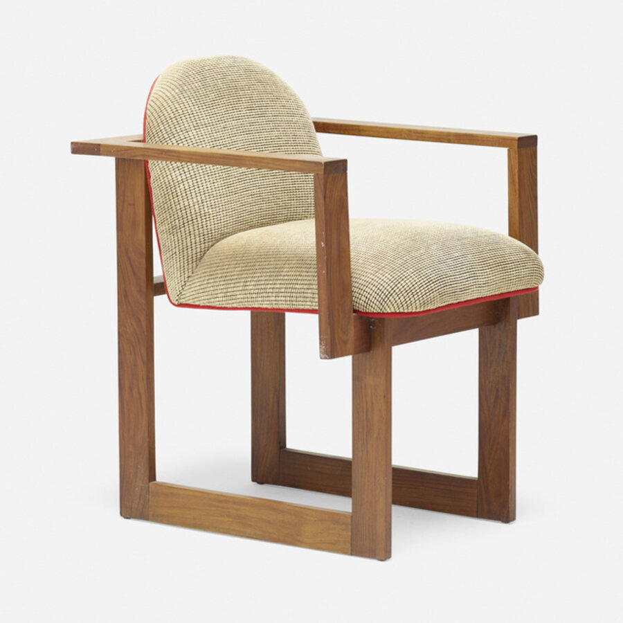 Prototype Cubist armchair