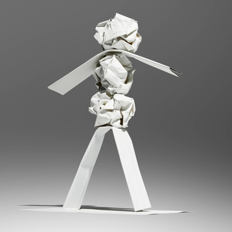 Paper Sculpture #7 (Paper Dude)