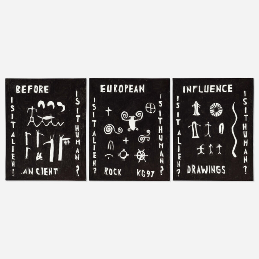 Before European Influences (triptych)