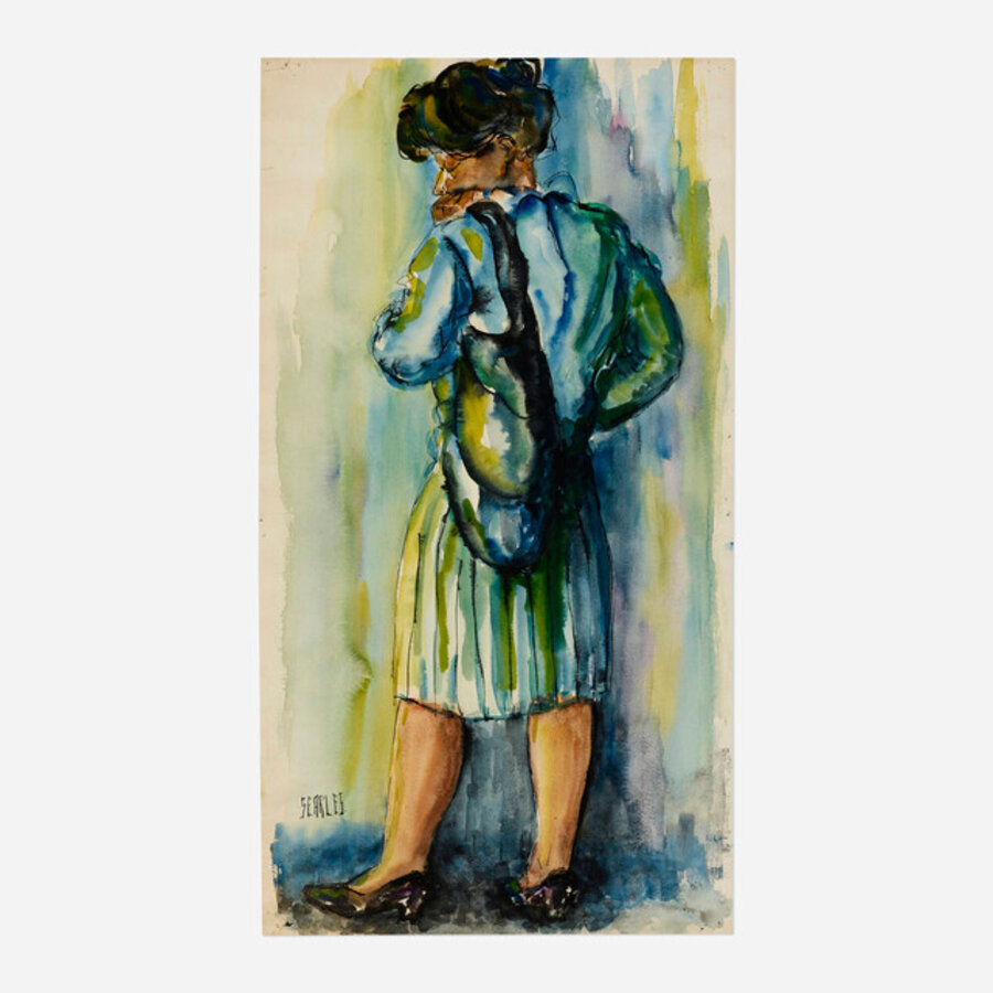 Woman in a Dress