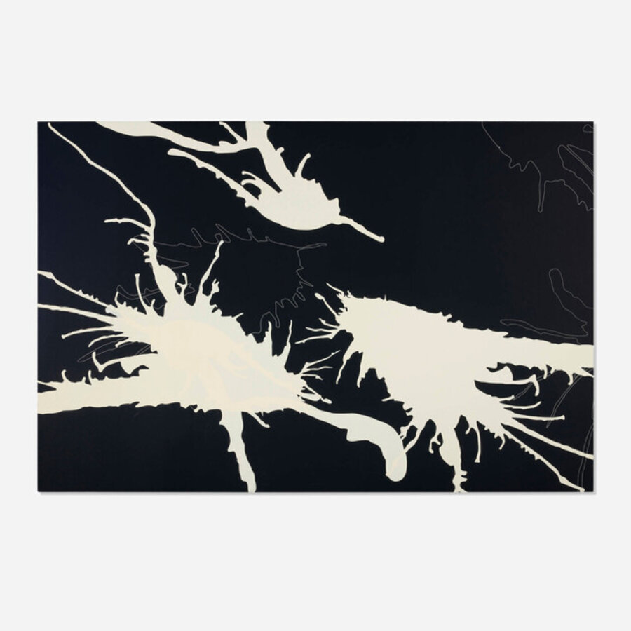 Sharp Black and White Amorphic Shapes