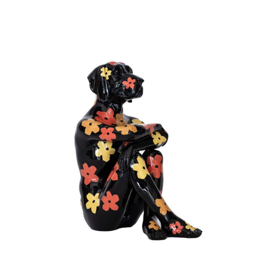 Splash Pop City Pup (Black & Flower)