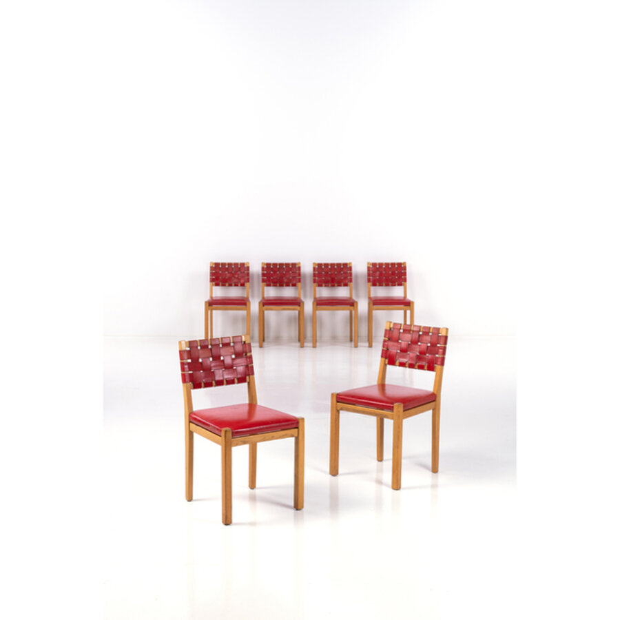 Set of six chairs