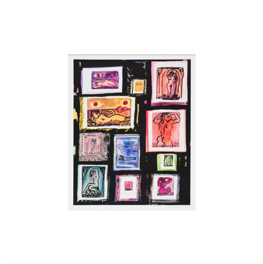 Playbill: Night Life (Hand-Embellished, Edition 8 of 10)