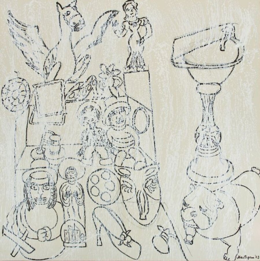 Still Life with Bulldog