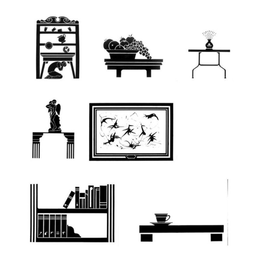 Untitled (9 piece poliptych)