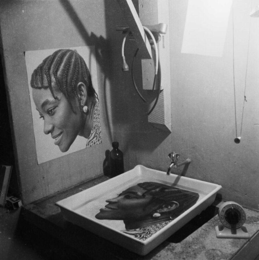 Print in progress, Studio X23, Accra, c. 1972