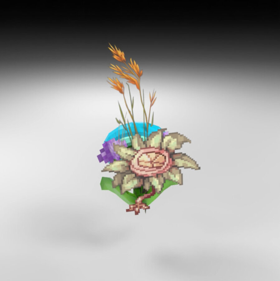 Hand-hacked Bouquet 79