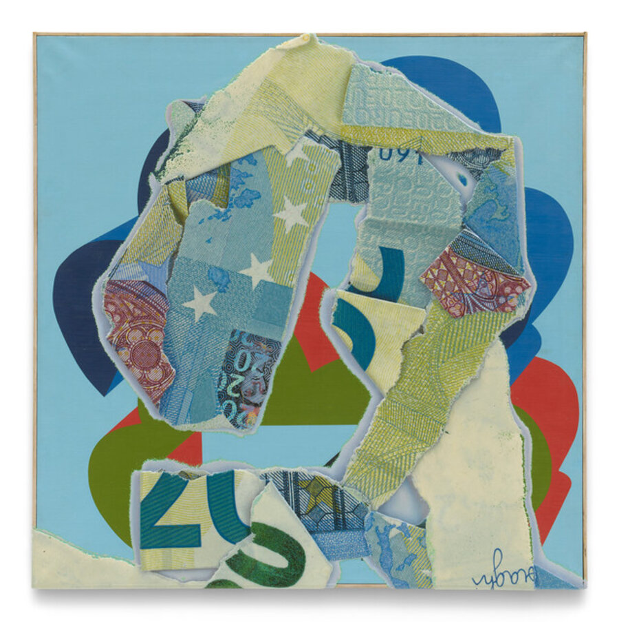 Carriage painting (blue square)
