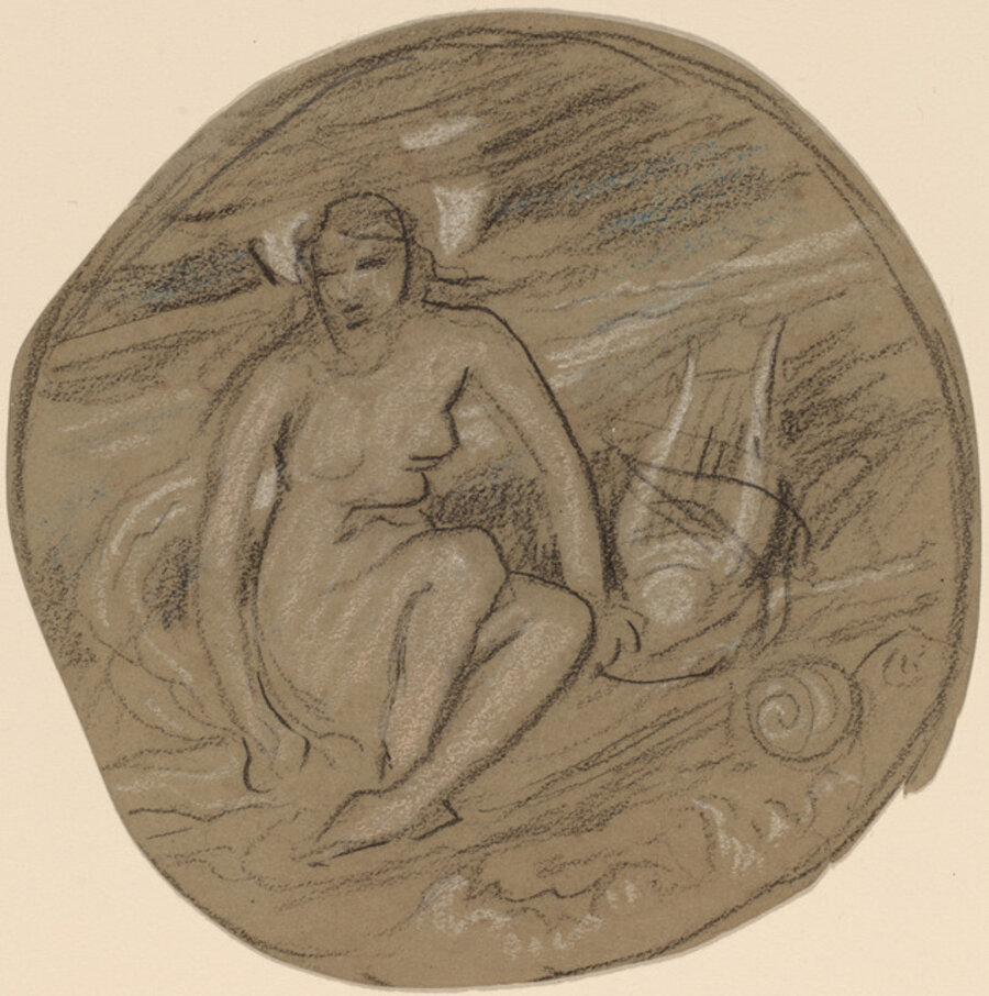 Study for the mural "Music"
