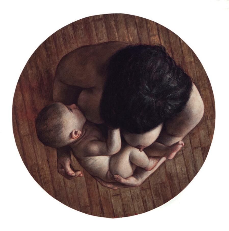 Mother Child Tondo