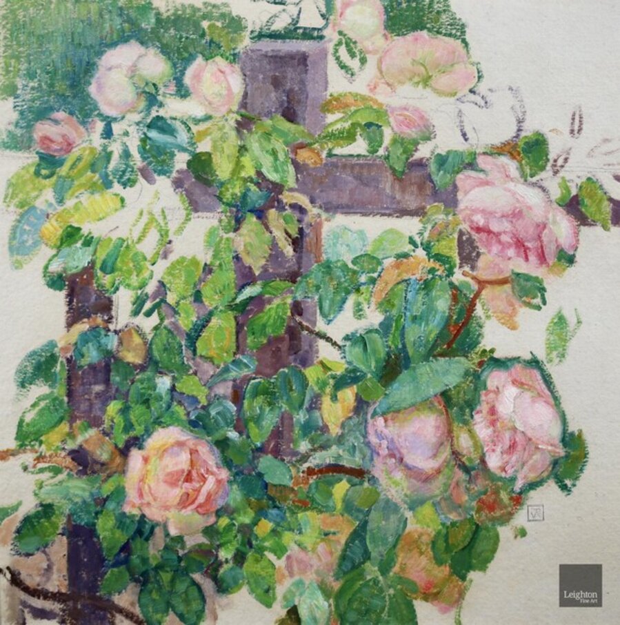 Roses on a fence