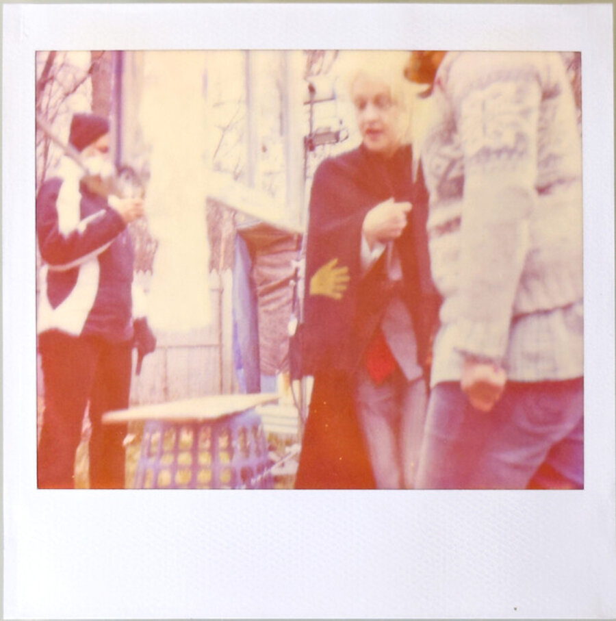 Cindy Lauper Record Shoot - Unique Polaroid