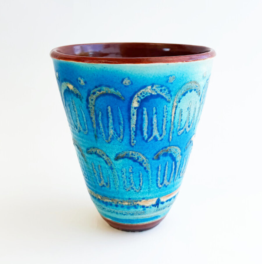 Blue Vase, Toshiko Takaezu’s Professor