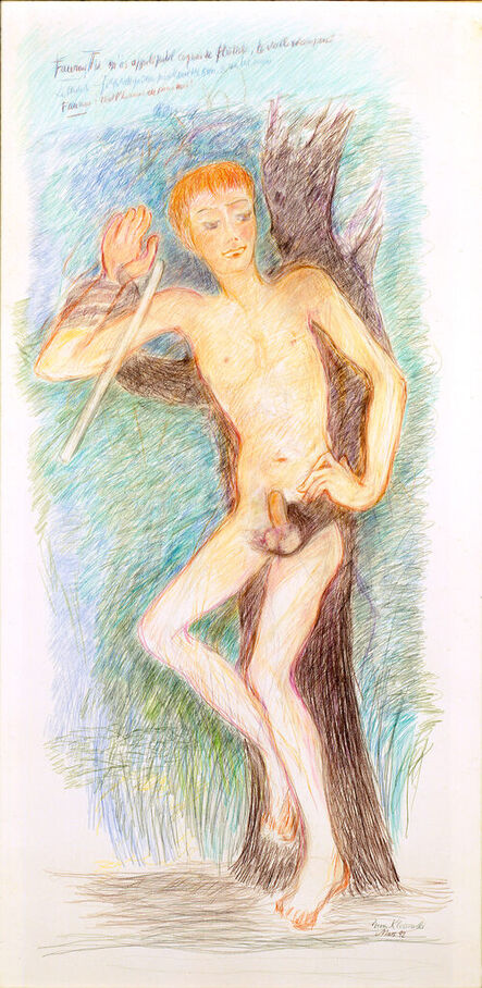 Pierre Klossowski, ‘Faunus et le jeune Flutiste’, 1992