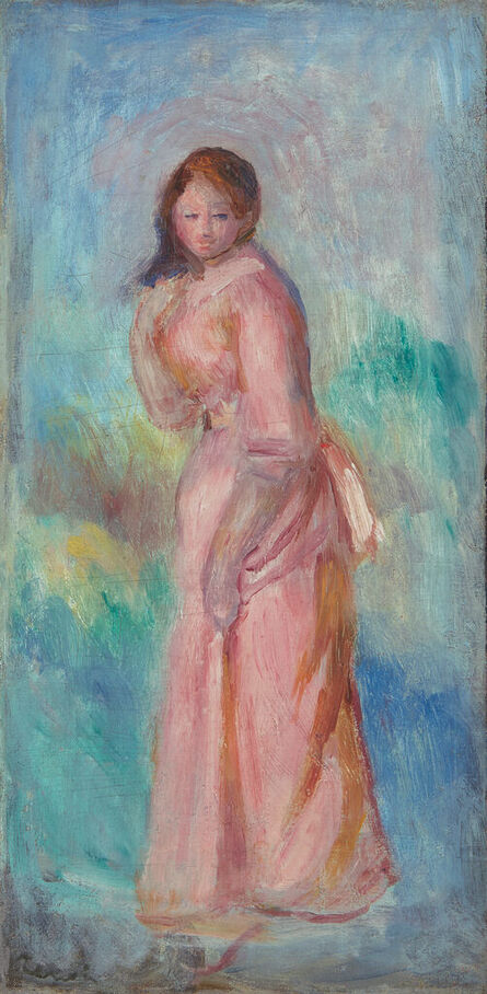Pierre-Auguste Renoir, ‘Jeune fille en rose’, 1900