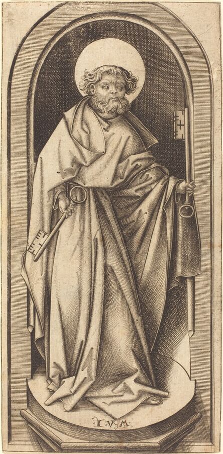 Israhel van Meckenem, ‘Saint Peter’, ca. 1490/1503