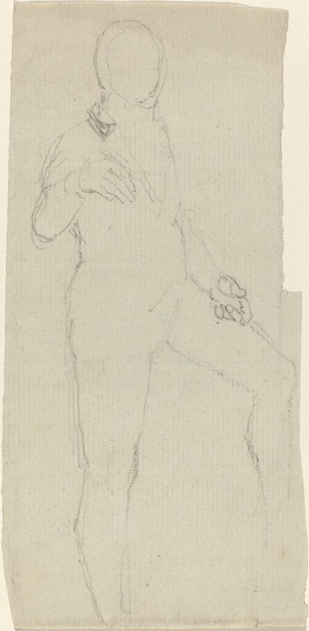 John Flaxman, ‘Male Figure in Contemporary Dress’, in or after 1801