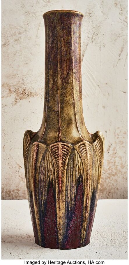 Émile Decoeur, ‘Ribbed Vase’, circa 1906