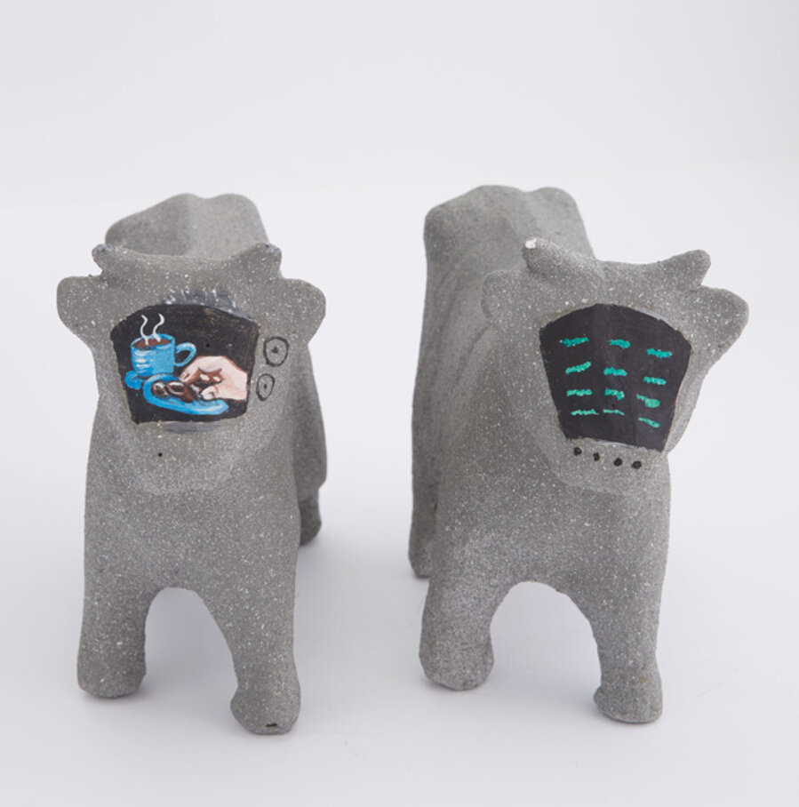 Telecow (two works)