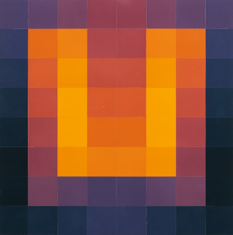 Carro 64 orange/violett/blau
