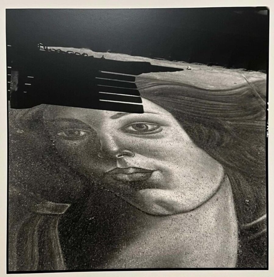 A Renaissance face and shadow bench