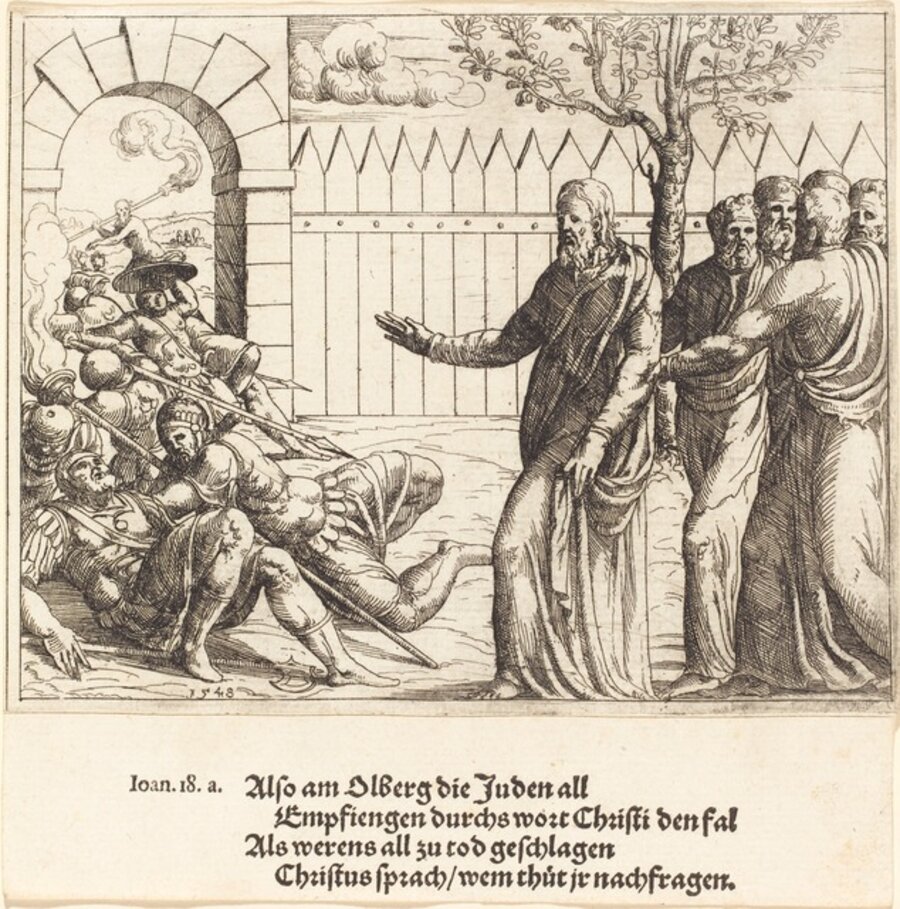 Jesus Identifies Himself before the Arrest