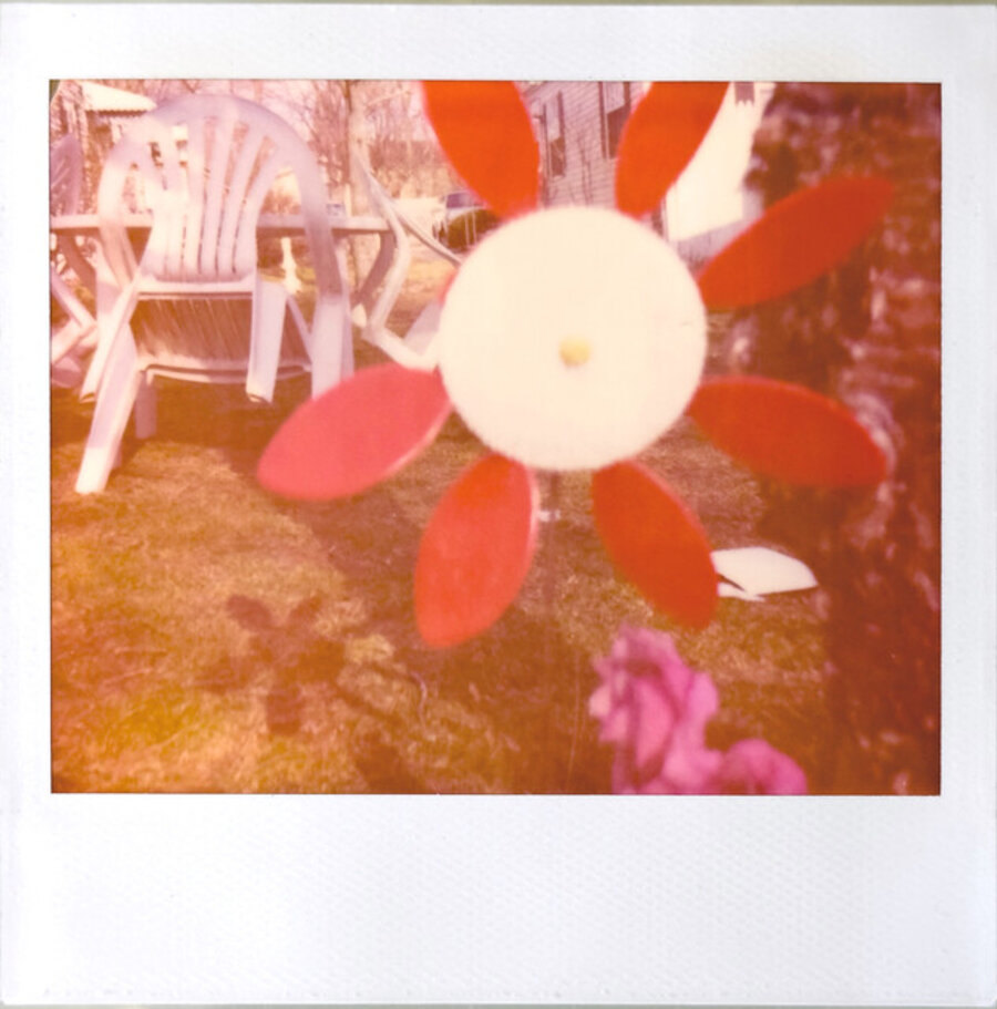 Cindy Lauper Record Shoot - Unique Polaroid