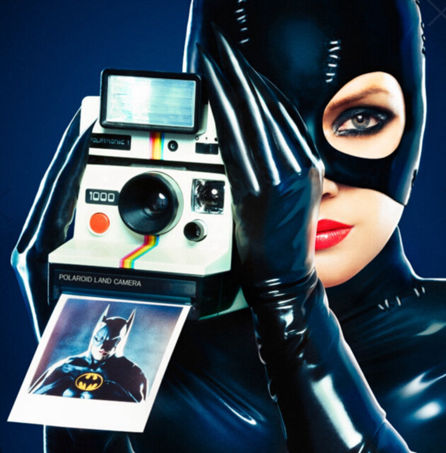 Catwoman Shot Batman - (various sizes available upon request)