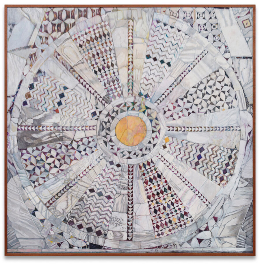 San Vitale, Ravenna, marble floor reconstruction