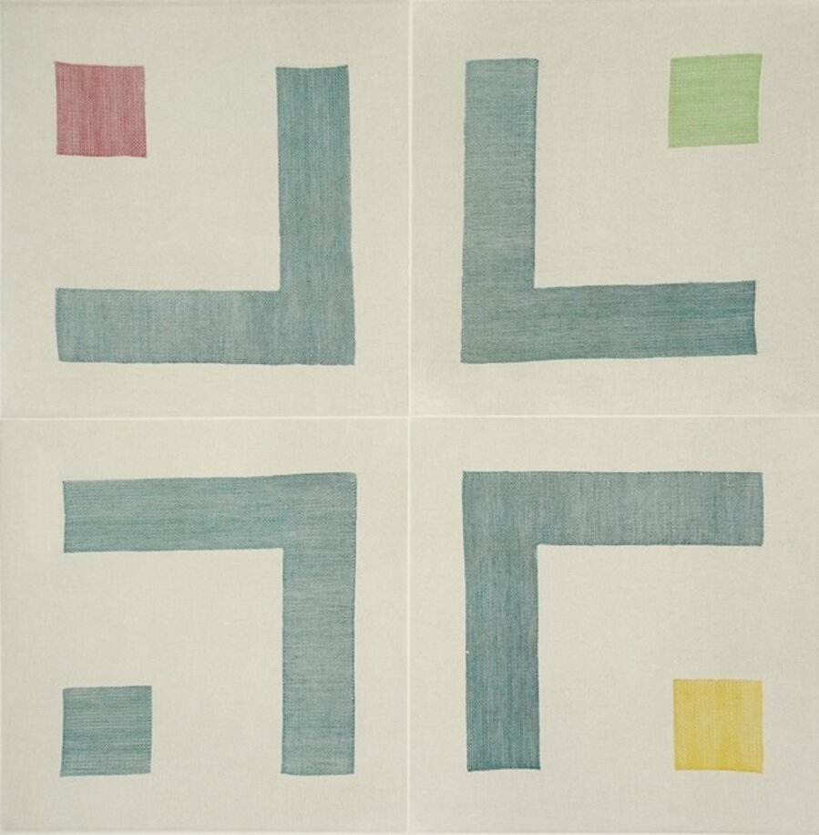 PLAIN WEAVE GRID (EMERALD GREEN, SPRING GREEN, RUBY RED, PRIMROSE YELLOW)