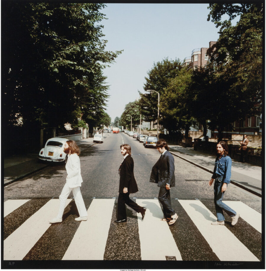 Abbey Road (two photographs)