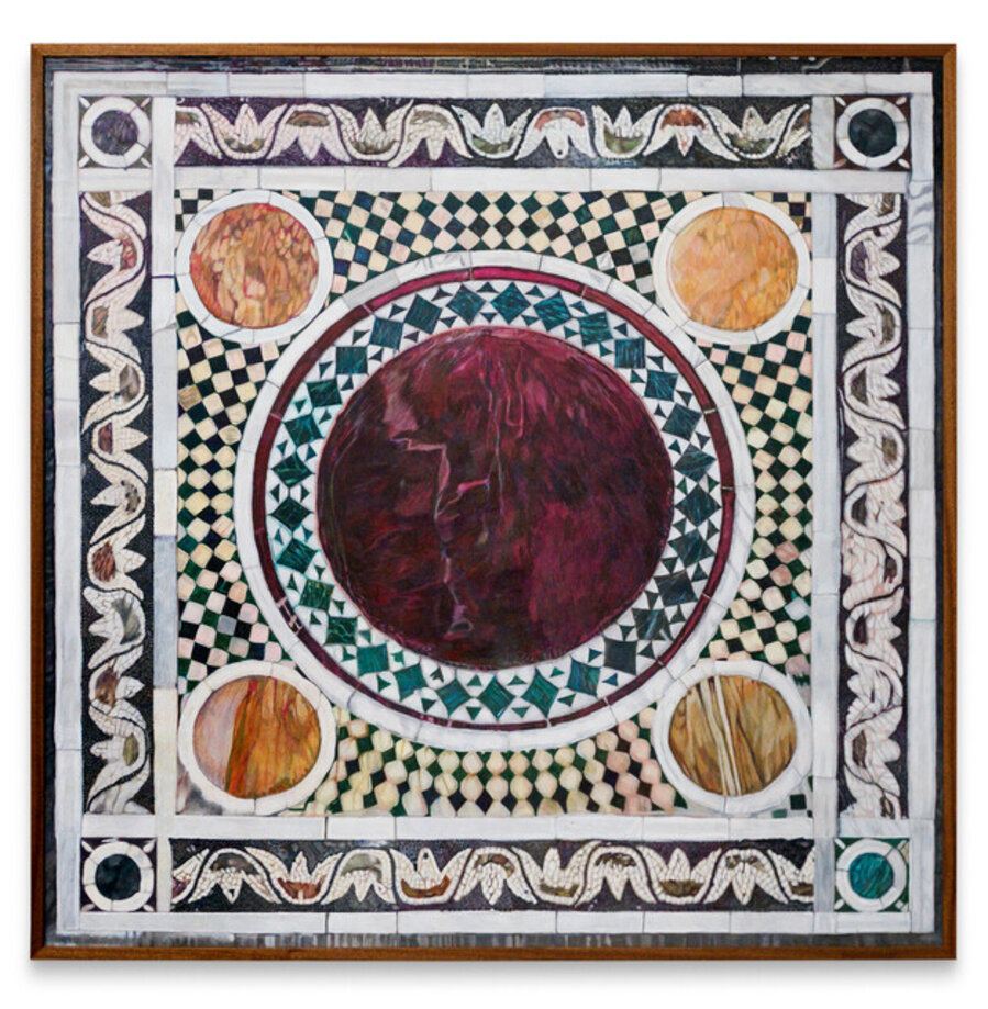 San Vitale, Ravenna, marble floor reconstruction
