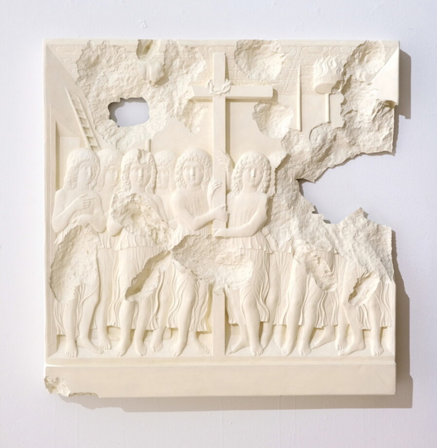 ISIS Bullet Hole Painting (Angels)