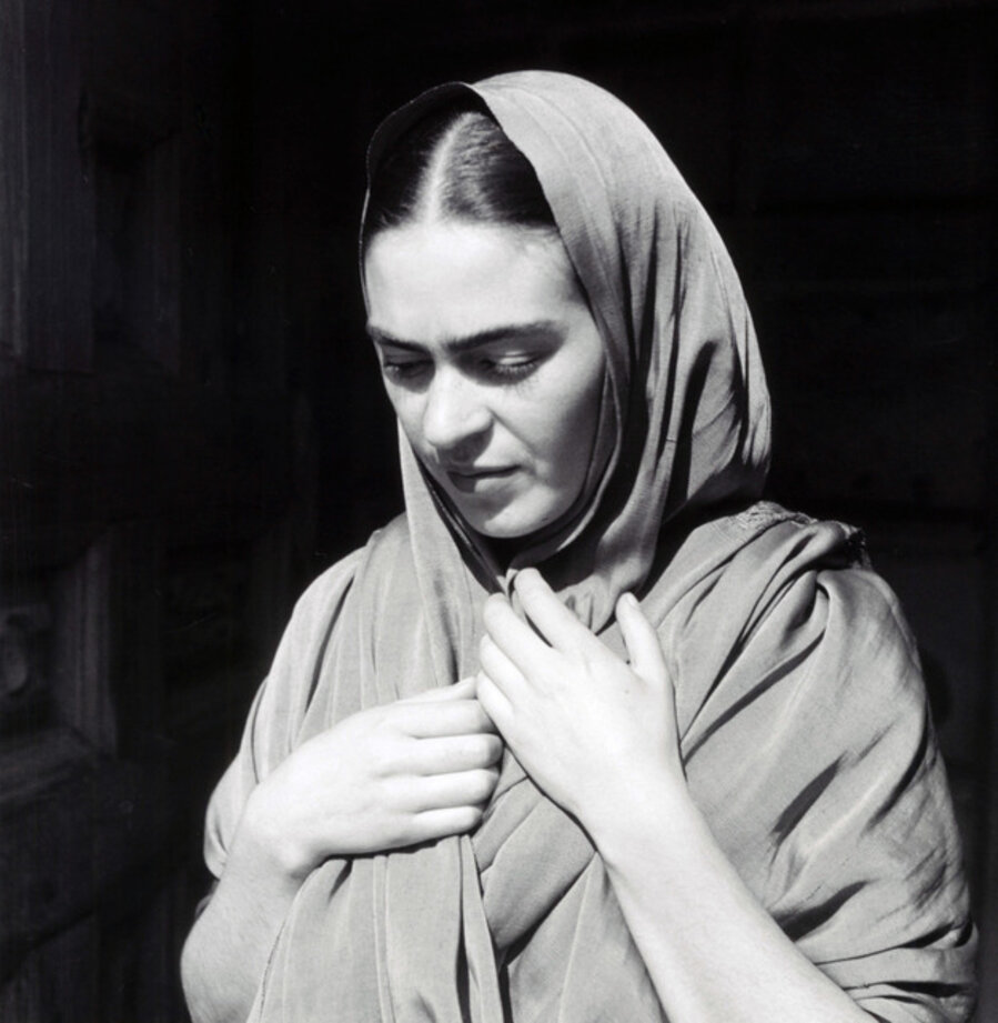 Frida Holding Her Shawl