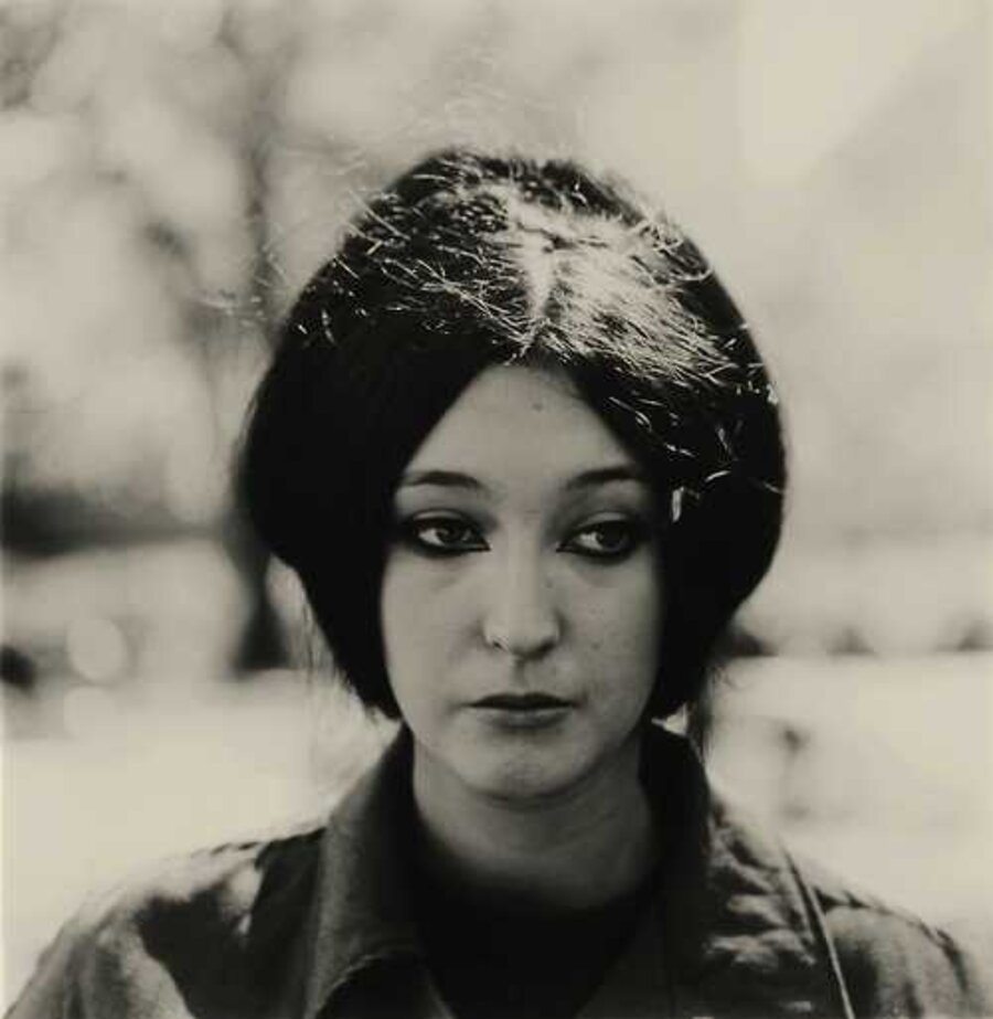 Woman with eyeliner, N.Y.C.