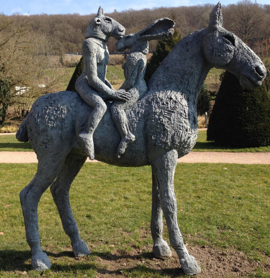 Lovers on Horseback