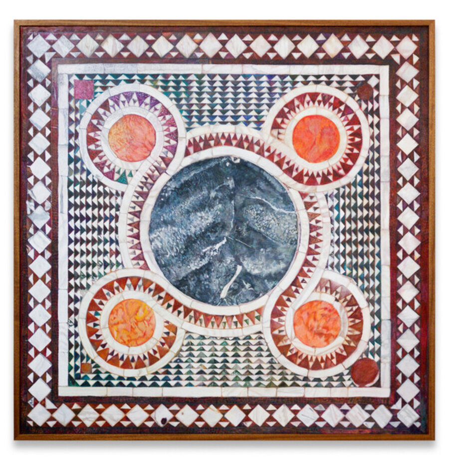 San Vitale, Ravenna, marble floor reconstruction