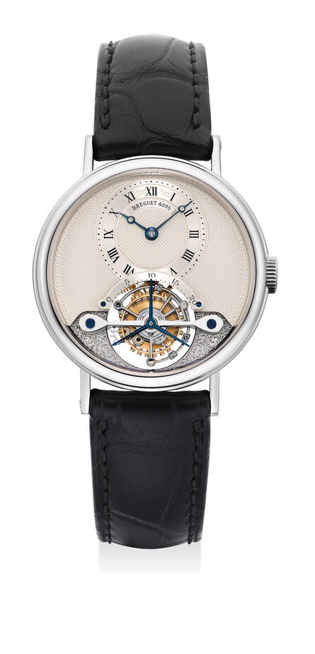 Breguet, ‘A fine and attractive white gold touribillon wristwatch’, Circa 2003