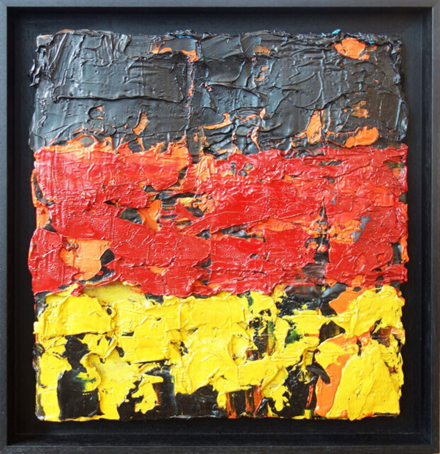 Deutschlandflagge (schwarz-rot-gold)