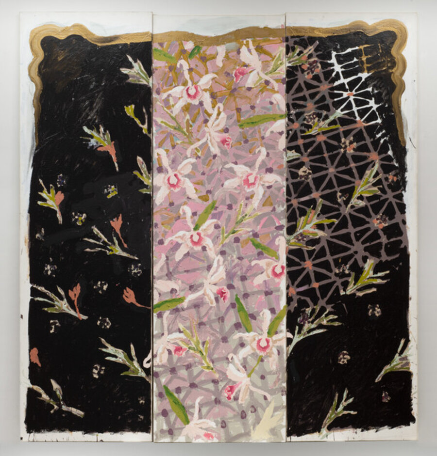 Pig Orchid (Triptych)
