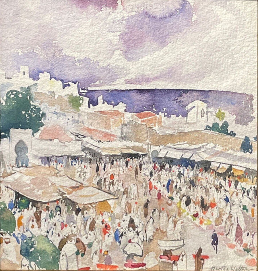 Market Scene, North Africa