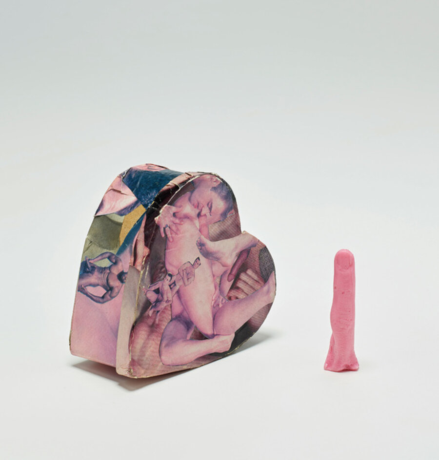 Pink Wax Cast Finger